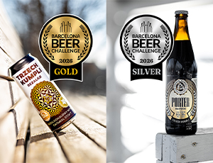 Miniatura artykułu - Dwa medale dla Browaru Trzech Kumpli na&nbsp;Barcelona Beer Challenge