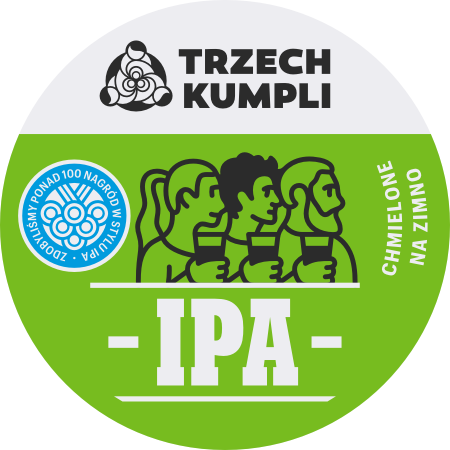 Etykieta - IPA Trzech Kumpli