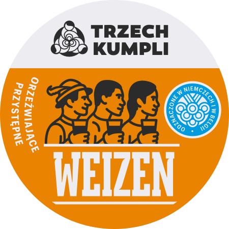 Etykieta - Weizen Trzech Kumpli